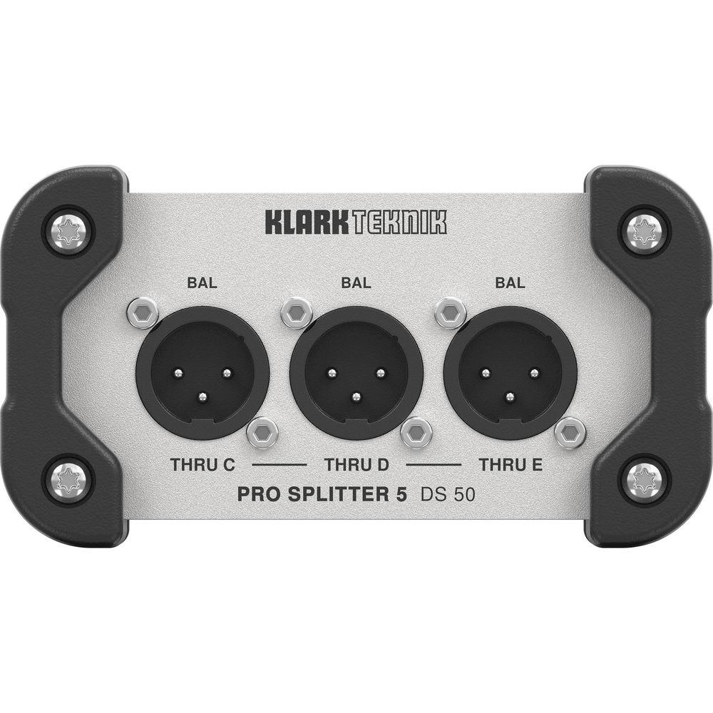 Klark Teknik DS 50 Pro Splitter 5 Passive 1-In 5-Out Signal Splitter