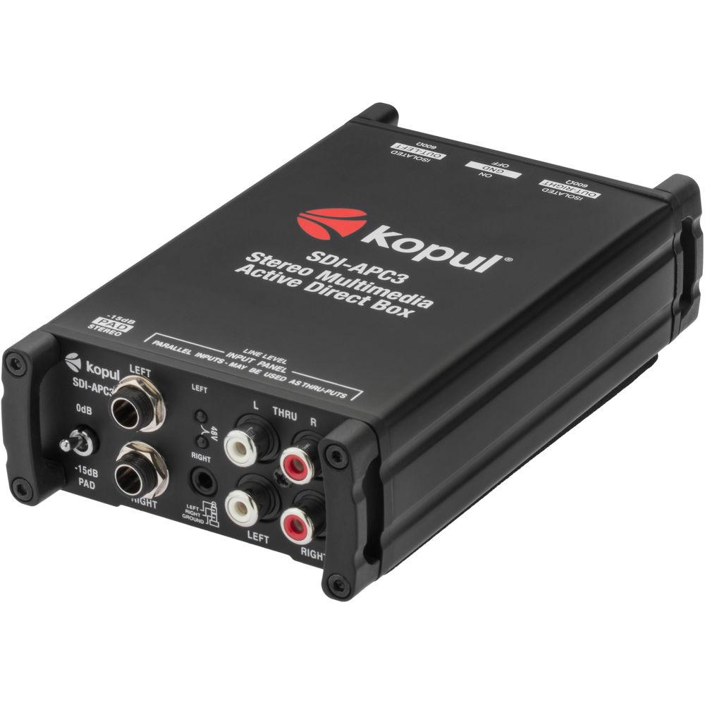 Kopul SDI-APC3 Stereo Multimedia Active Direct Box