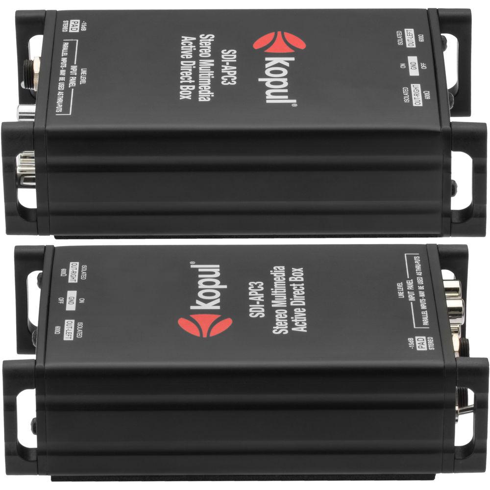 Kopul SDI-APC3 Stereo Multimedia Active Direct Box