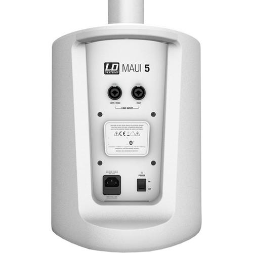 LD Systems MAUI 5 Ultra-Portable Column PA System with Mixer and Bluetooth