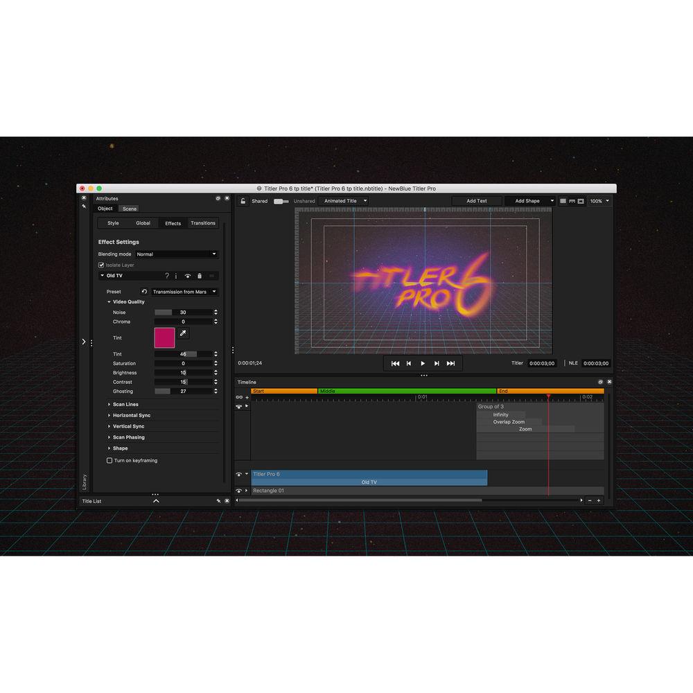 NewBlueFX Titler Pro 6 Elite