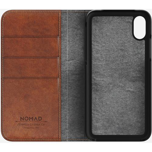 Nomad Leather Folio Case for iPhone X