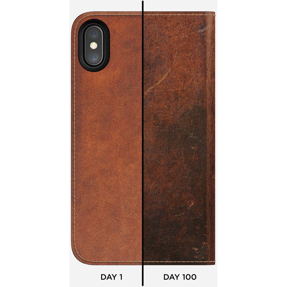 Nomad Leather Folio Case for iPhone X