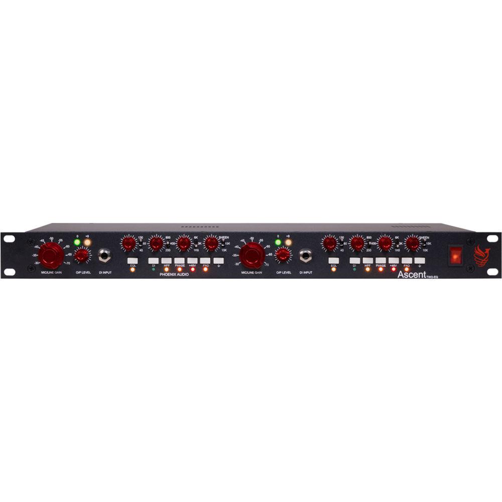 Phoenix Audio Ascent Two EQ Class-A Dual-Mono Microphone Pre-Amplifier DI