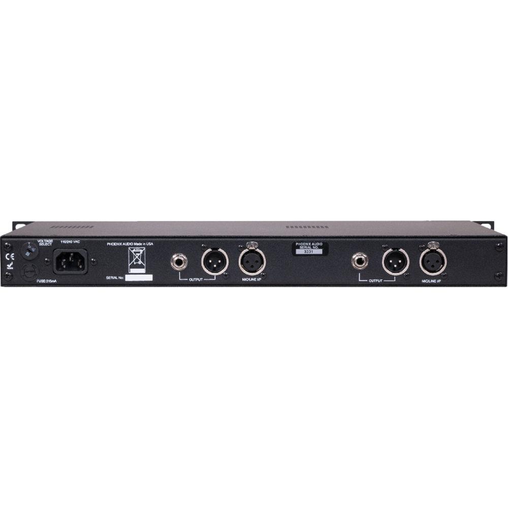 Phoenix Audio Ascent Two EQ Class-A Dual-Mono Microphone Pre-Amplifier DI