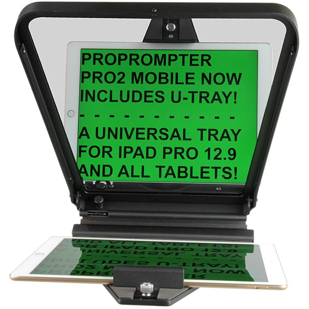 ProPrompter Universal Tray for ipad and Tablets, ProPrompter, Universal, Tray, ipad, Tablets