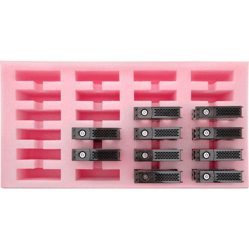 ProStorage 24 Hard Drive Storage Case for 3.5" HDDs, RAID Sleds, and LaCie Orange Rugged Drives