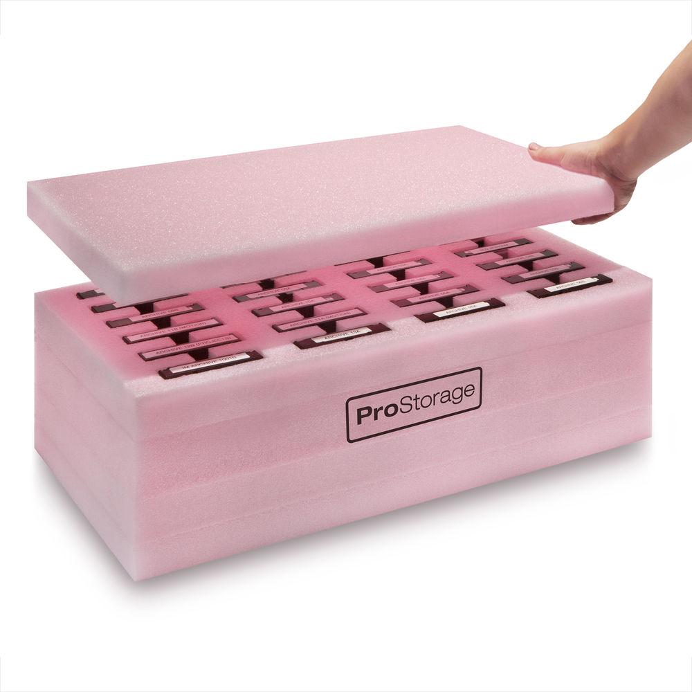 ProStorage 24 Hard Drive Storage Case for 3.5" HDDs, RAID Sleds, and LaCie Orange Rugged Drives