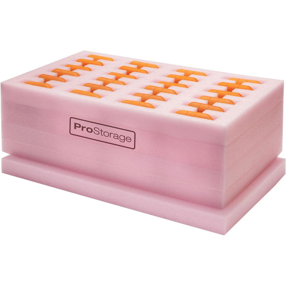 ProStorage 24 Hard Drive Storage Case for 3.5" HDDs, RAID Sleds, and LaCie Orange Rugged Drives