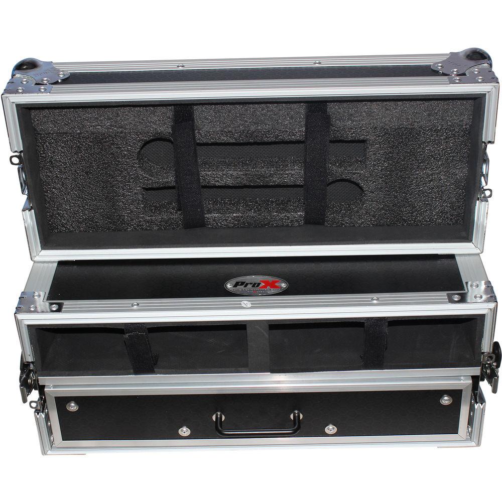 ProX X-2WM2DR Wireless Mic-System Case with 2U Rack Drawer