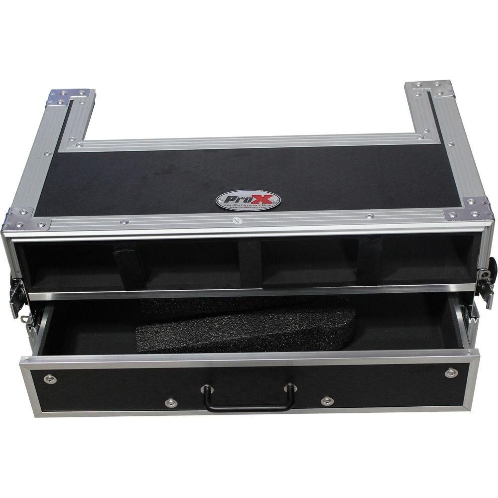 ProX X-2WM2DR Wireless Mic-System Case with 2U Rack Drawer