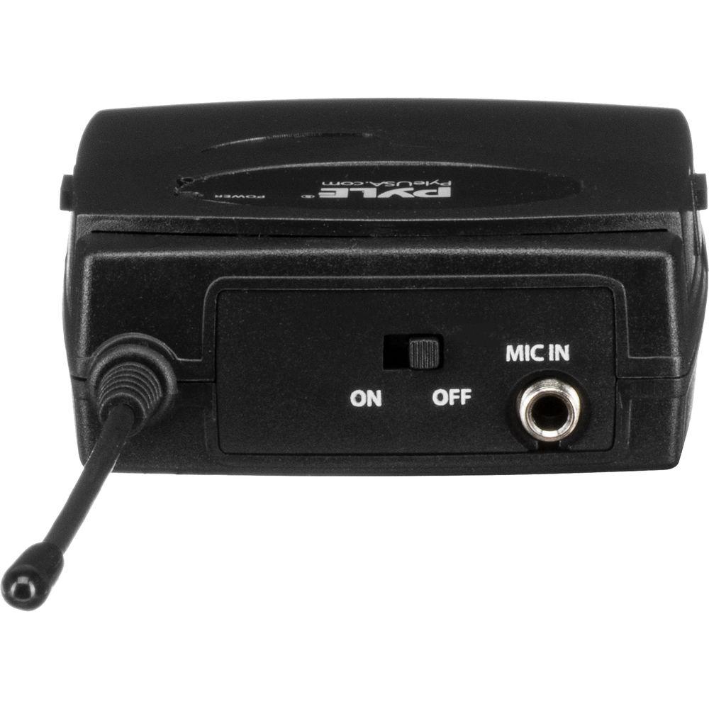 Pyle Pro PUSBMIC43 UHF Wireless USB Beltpack Microphone System