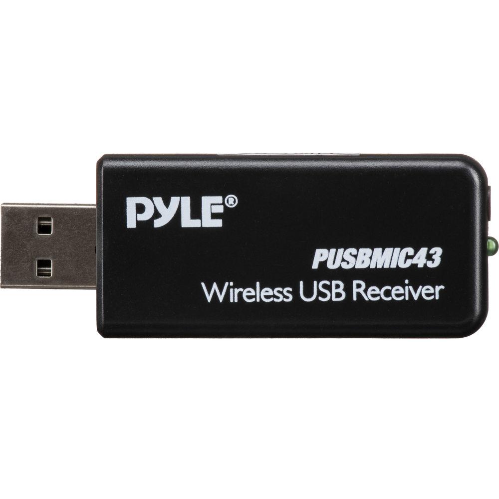 Pyle Pro PUSBMIC43 UHF Wireless USB Beltpack Microphone System