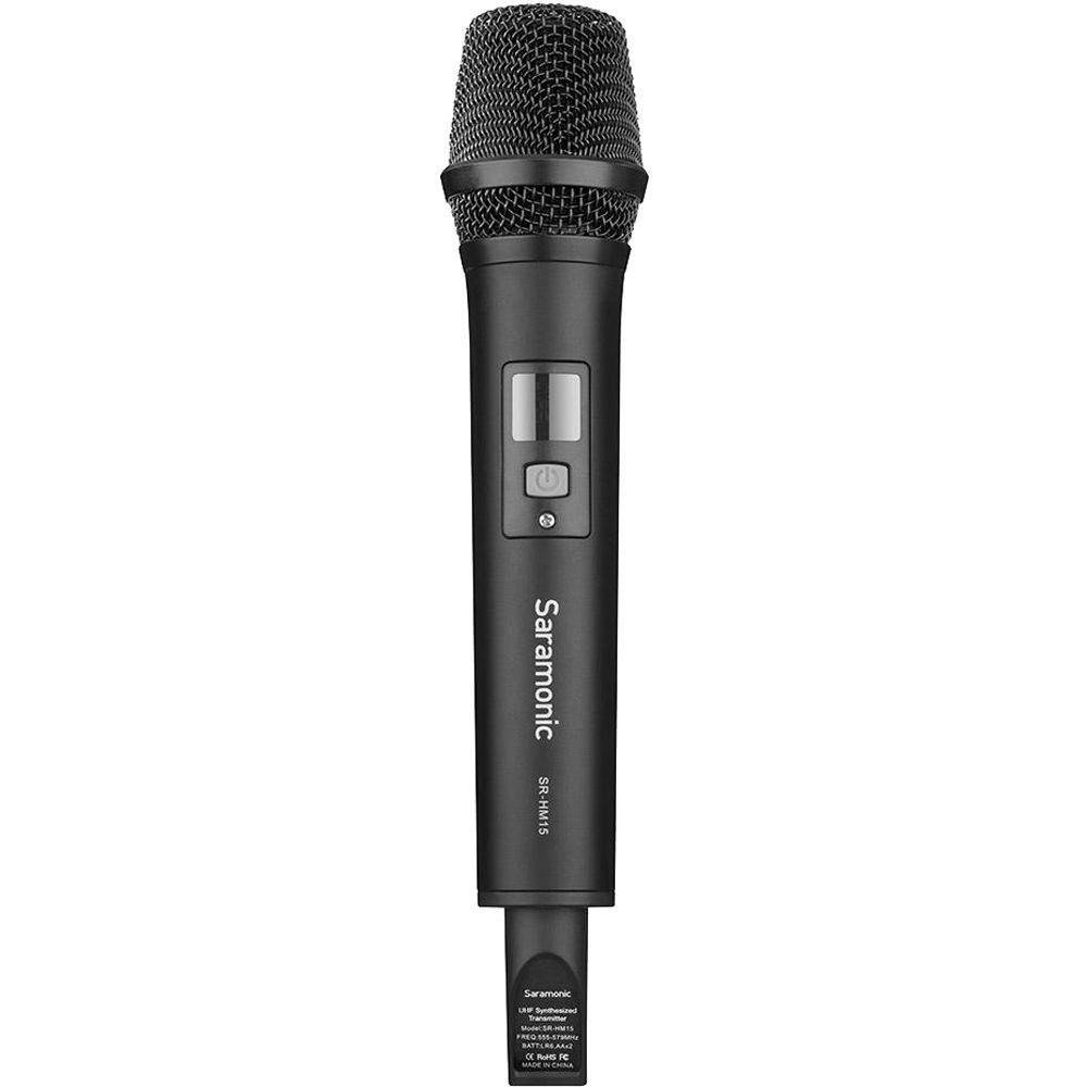 Saramonic Wireless UHF Handheld Microphone with Integrated Transmitter for UWMic15 Wireless System