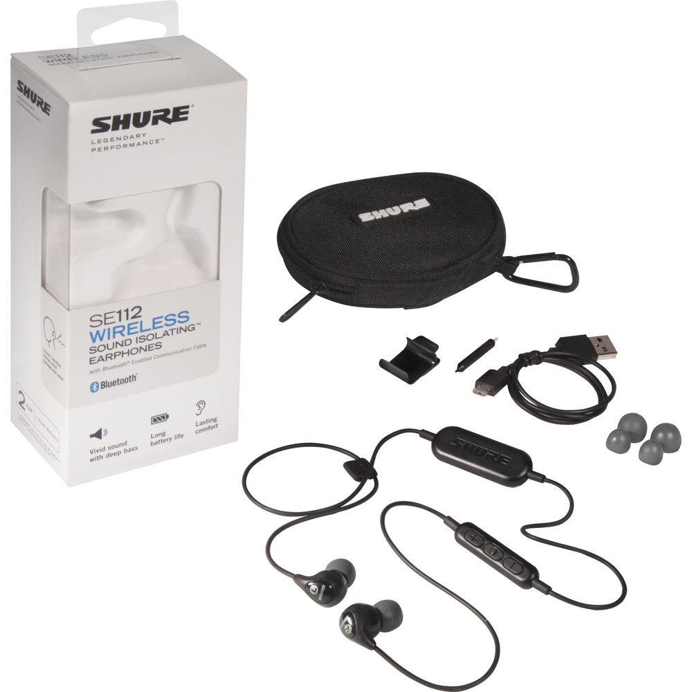 Shure SE112 Sound Isolating Earphones with Bluetooth Communication Cable