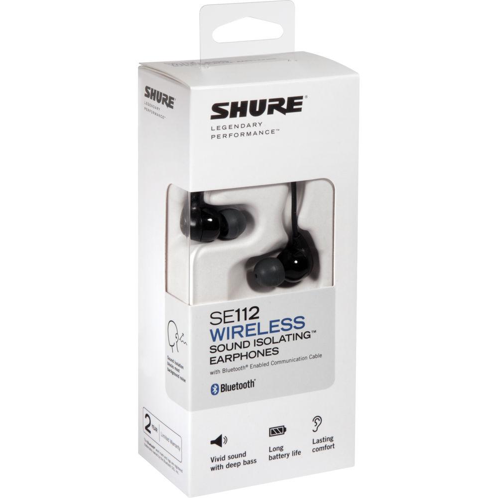 Shure SE112 Sound Isolating Earphones with Bluetooth Communication Cable