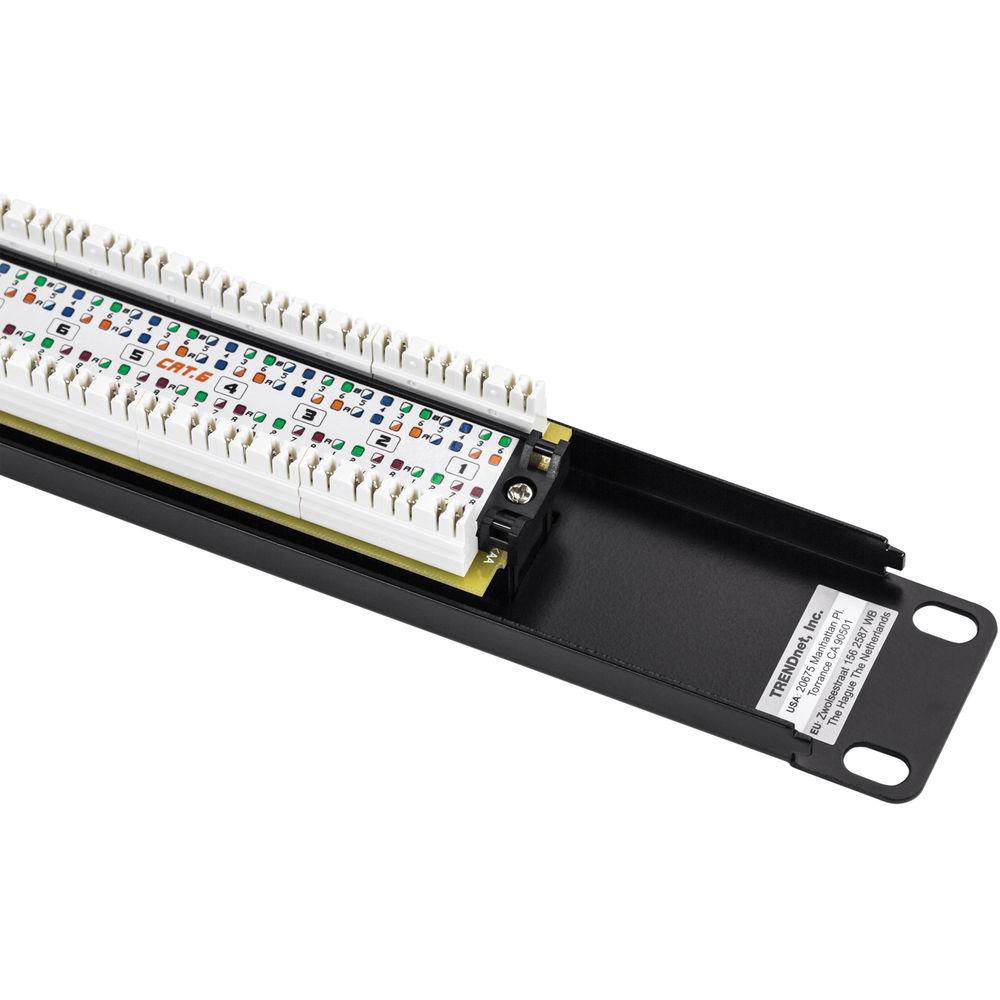 TRENDnet 16-Port Cat 6 Unshielded Patch Panel
