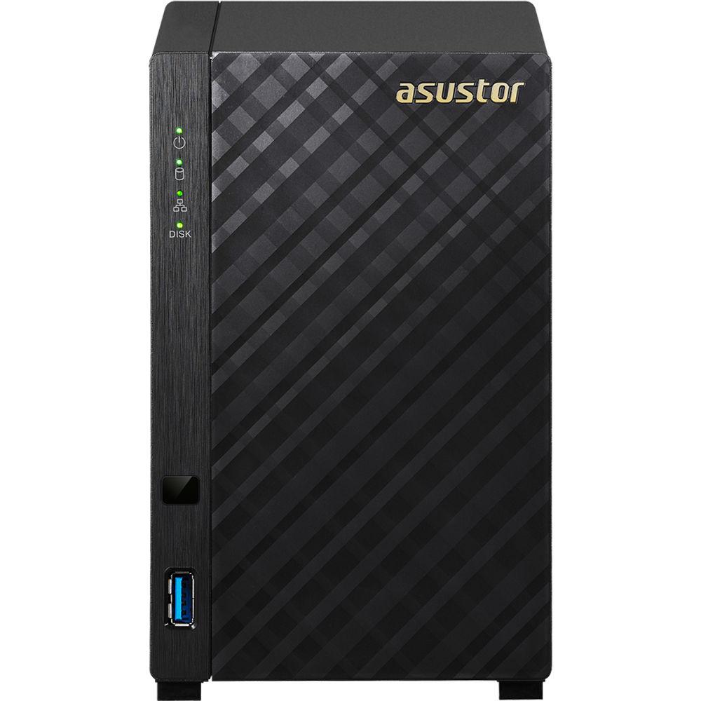 Asustor Celeron 2 Bay Nas Dual-Core Gbe X 2, USB 3.1 Aes-Ni Hardware Encryption Enclosure