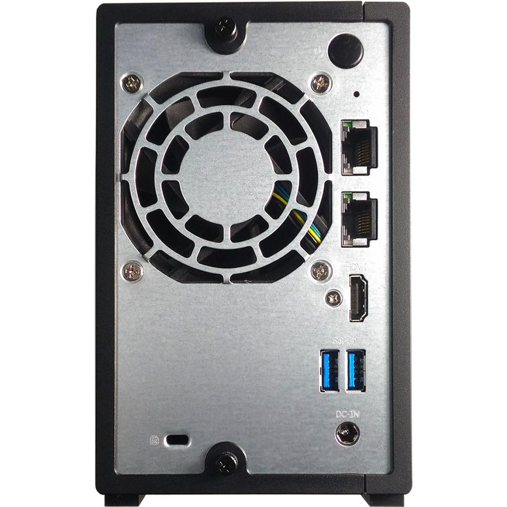 Asustor Celeron 2 Bay Nas Dual-Core Gbe X 2, USB 3.1 Aes-Ni Hardware Encryption Enclosure