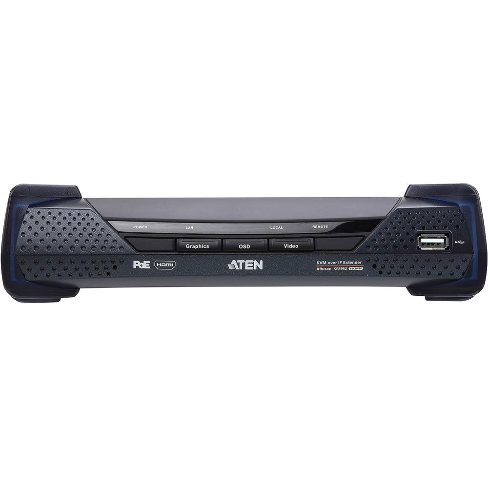 ATEN 4K HDMI KVM over IP Extender Receiver with PoE