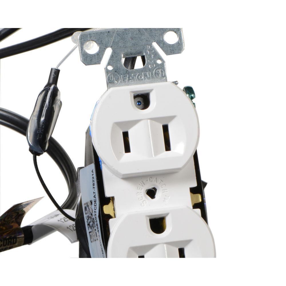 Bush Baby Functional Wall Outlet with Covert 1080p Wi-Fi Camera
