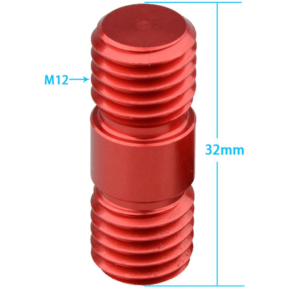 CAMVATE 15mm Rail System Extension Connector with M12 Threads