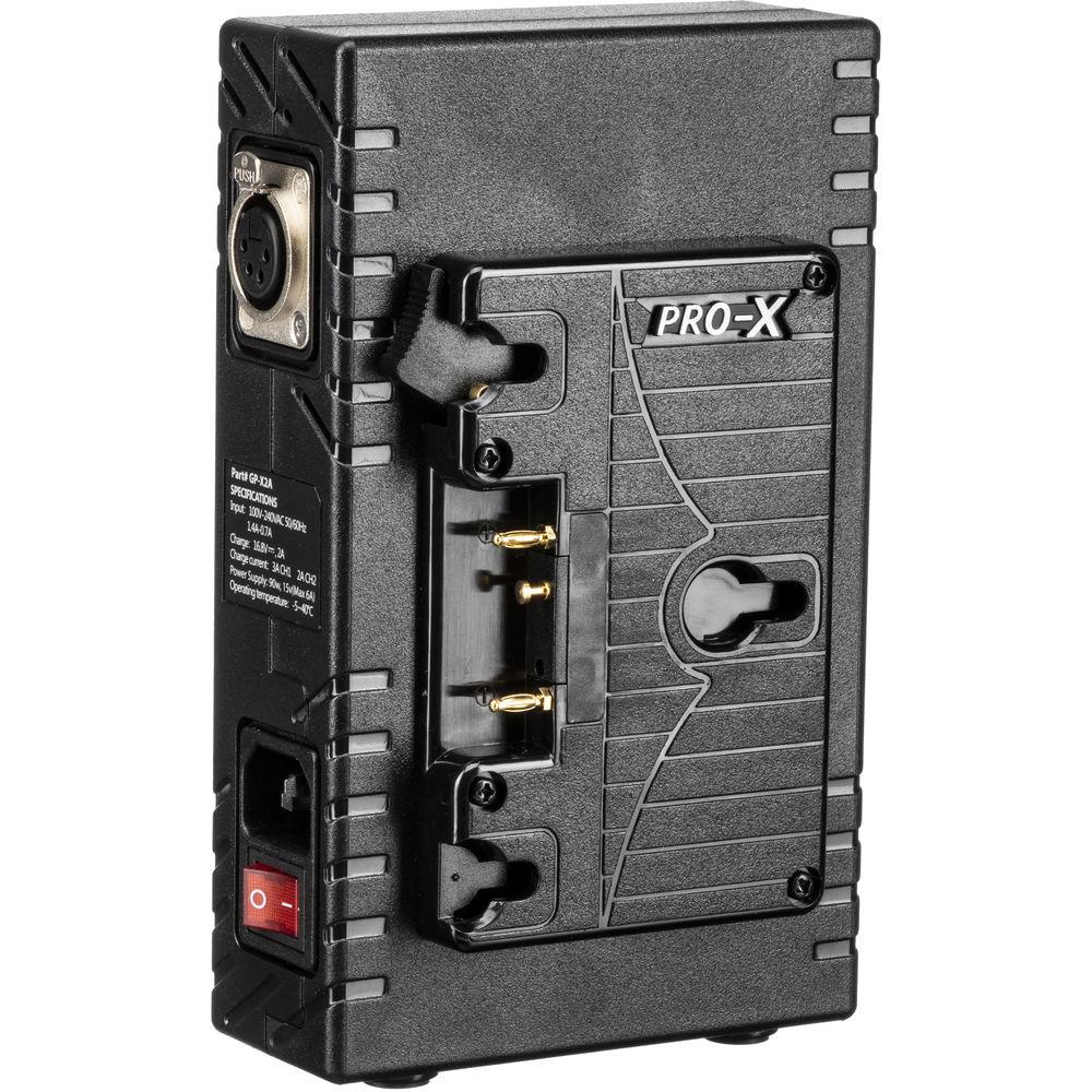 Core SWX X2A 2-Bay Vertical Gold Mount Battery Charger