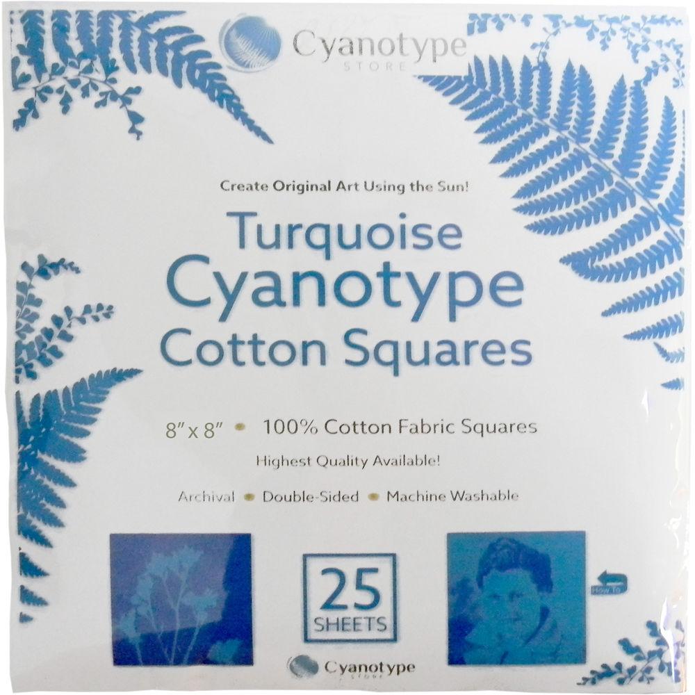 Cyanotype Store Cyanotype Cotton Squares - 8 x 8"