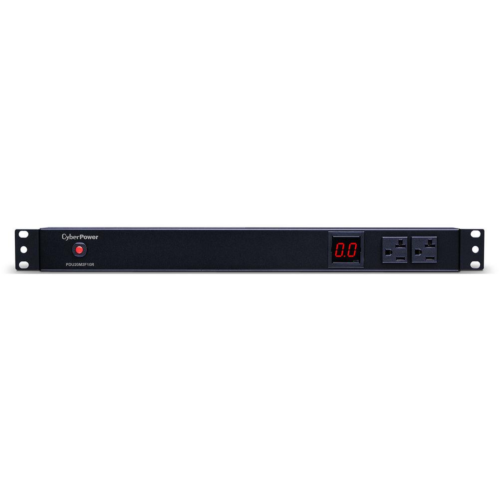 CyberPower Metered PDU16A 100-125V 50 60Hz Nema L5-20P Plug 12 Nema 5-20R1U 15