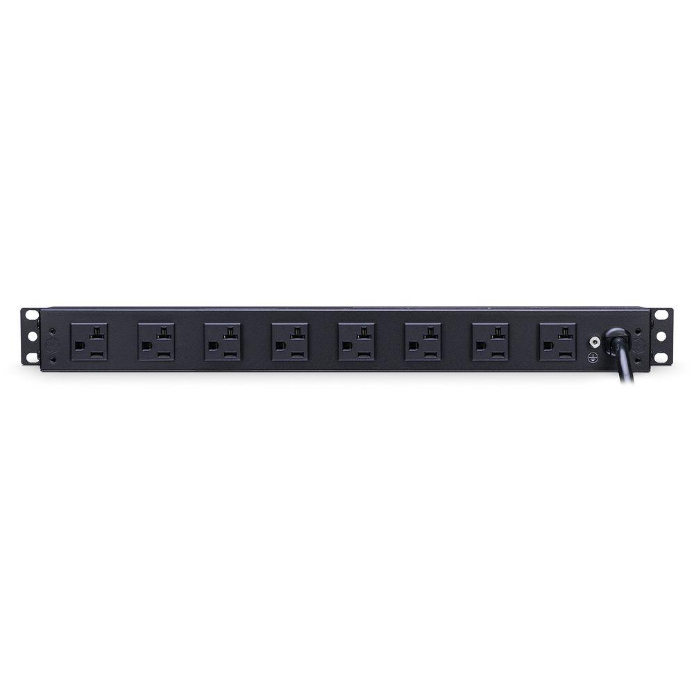 CyberPower PDU 16A 100-125V 50 60Hz Nema 5-20P Plug,14-Out 5-20R, Rackmount 1U,15