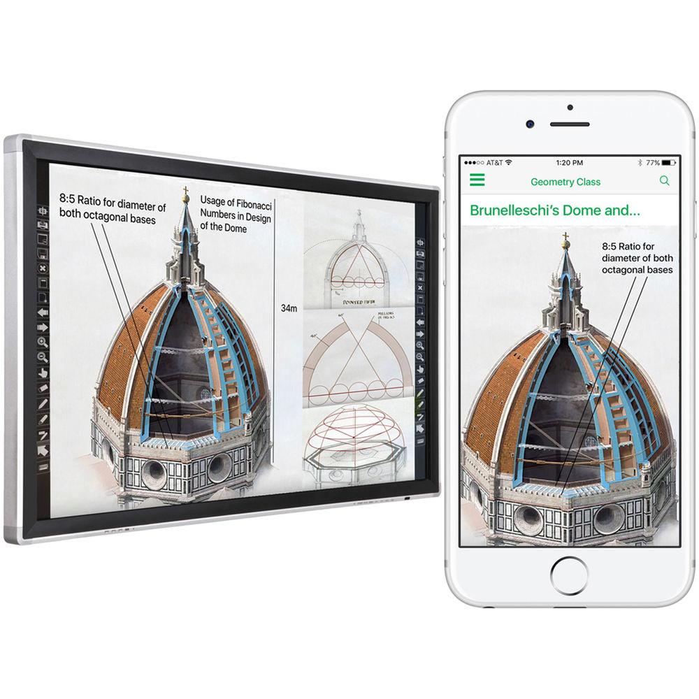 Draco Broadcast Capacitive Series 70" Interactive Touchscreen Display