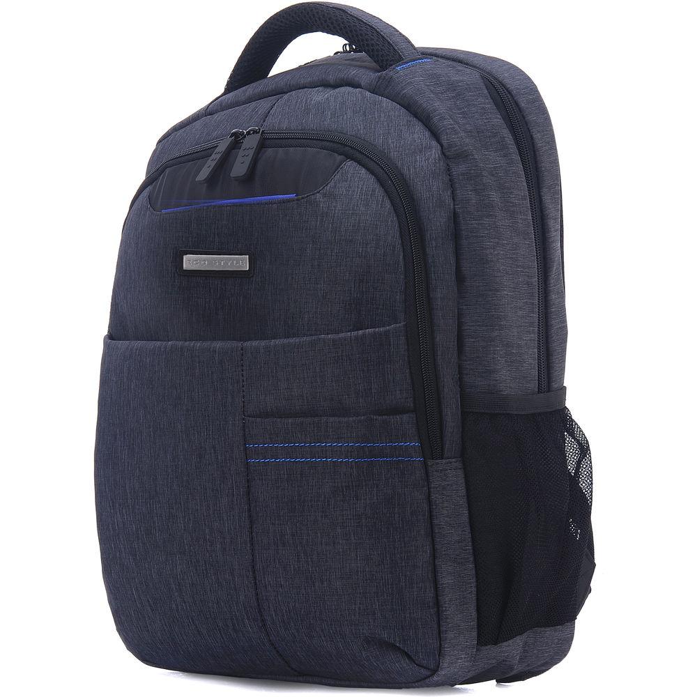 ECO STYLE Tech Lite Backpack for 15.6" Laptop with iPad Tablet Pocket
