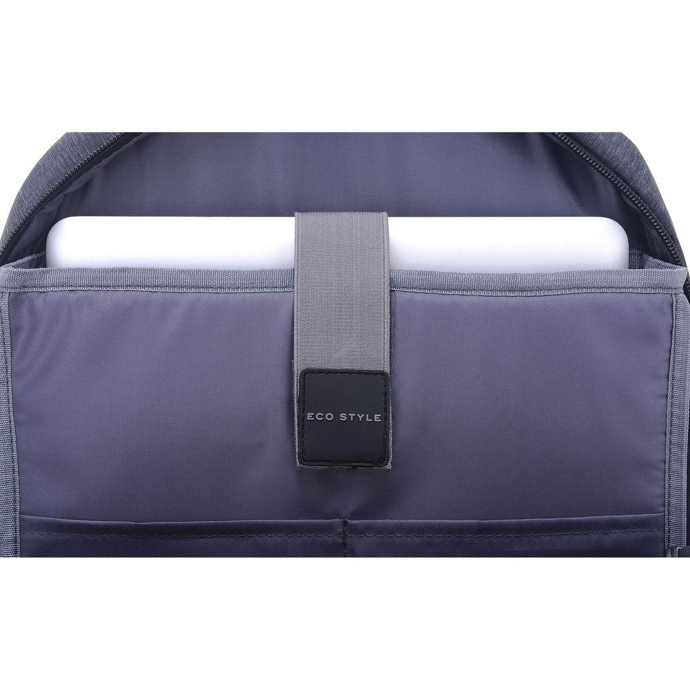 ECO STYLE Tech Lite Backpack for 15.6" Laptop with iPad Tablet Pocket