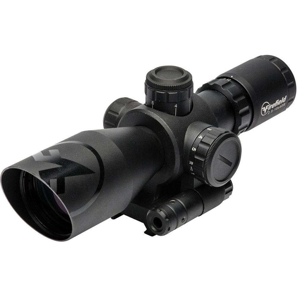 Firefield 2.5-10x40 Barrage Riflescope with Red Laser