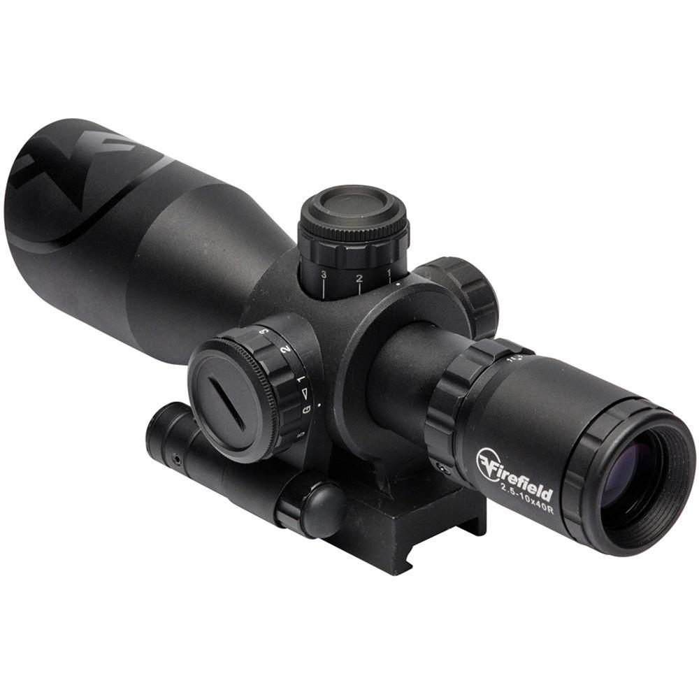 Firefield 2.5-10x40 Barrage Riflescope with Red Laser