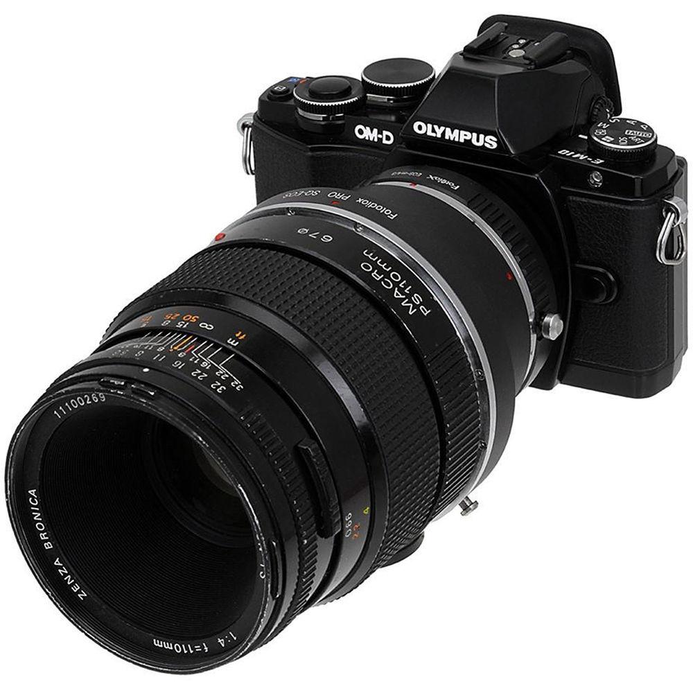 FotodioX Pro Mount Adapter for Bronica SQ-Mount Lens to Micro Four Thirds Camera