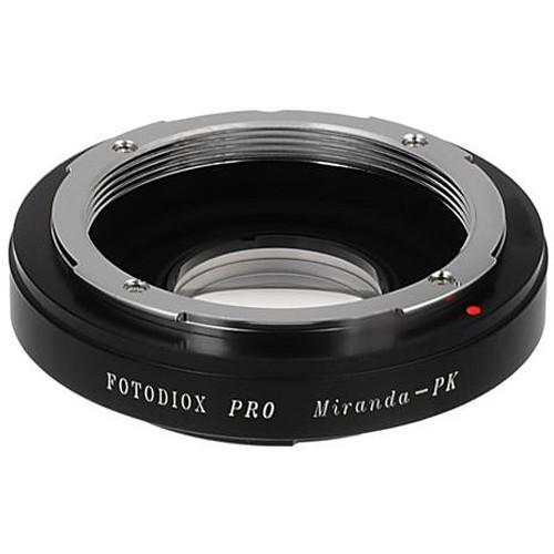 FotodioX Pro Mount Adapter for Miranda Lens to Pentax K-Mount Camera