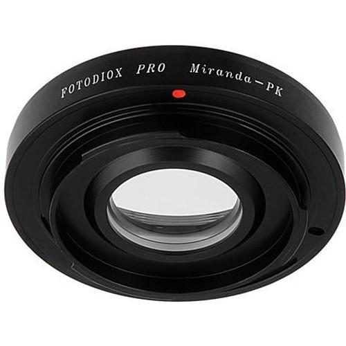 FotodioX Pro Mount Adapter for Miranda Lens to Pentax K-Mount Camera