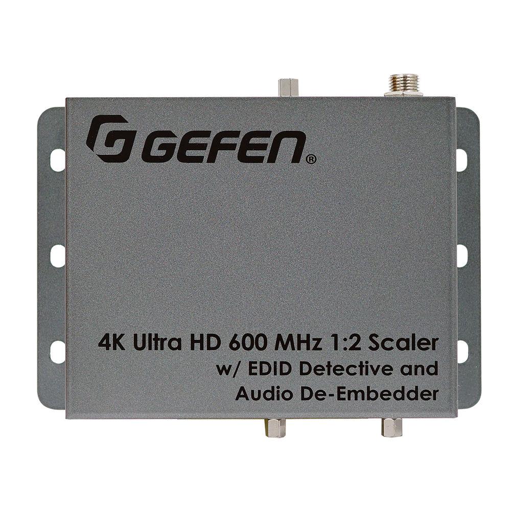Gefen UHD 4K 600 MHz 1:2 Scaler with EDID Detective & Audio De-Embedder