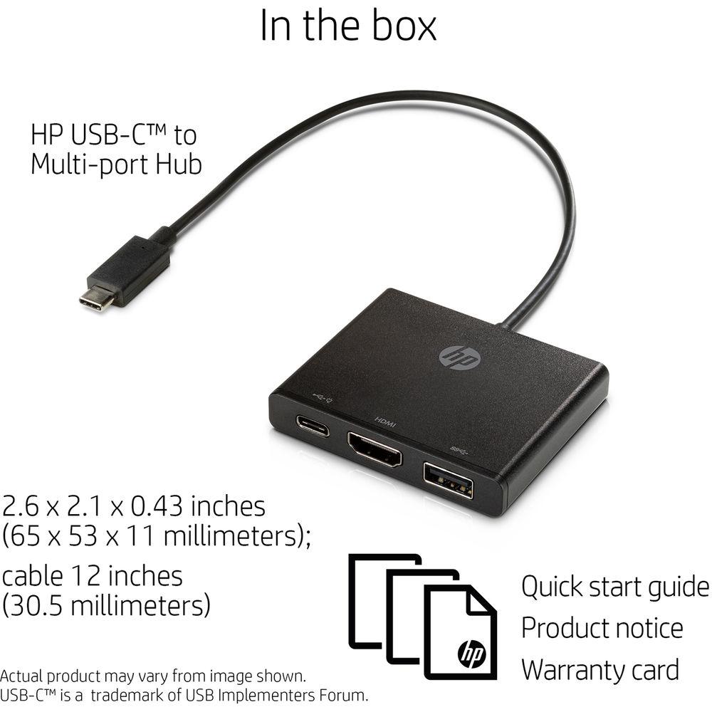 HP USB Type-C To Multi-Port Hub