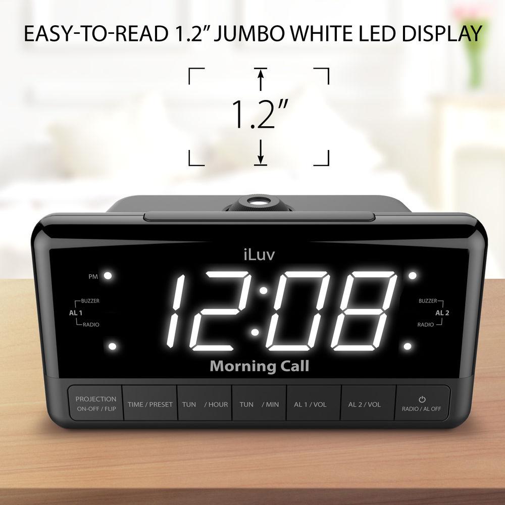 iLuv Morning Call 3 Projection Clock Radio