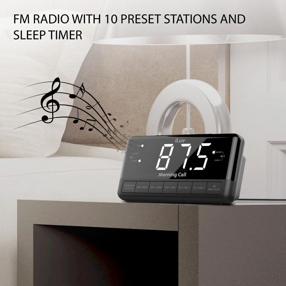 iLuv Morning Call 3 Projection Clock Radio