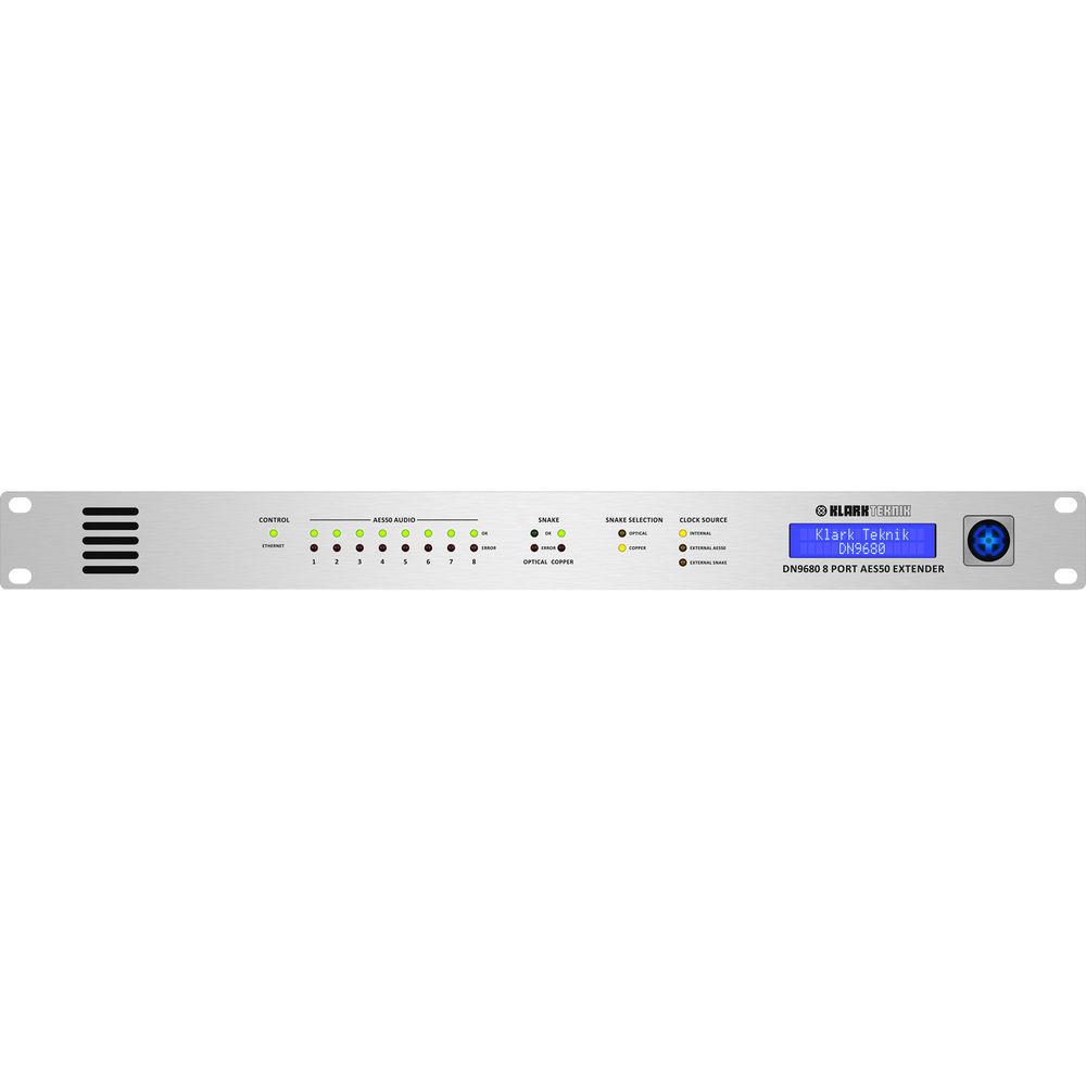 Klark Teknik Neutron NB Bundle with Two DN9680 8-Port AES50 Extender, Network Bridge Module and Fibre-150M Multimode Fiber Cable