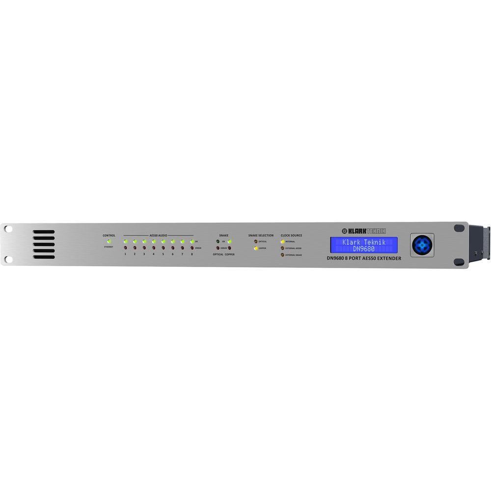 Klark Teknik Neutron NB Bundle with Two DN9680 8-Port AES50 Extender, Network Bridge Module and Fibre-150M Multimode Fiber Cable