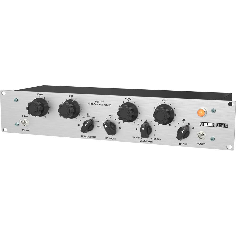 Klark Teknik Single-Channel 2-Band Equalizer with Switchable Frequency Selection, Variable Bandwidth, and Custom-Built MIDAS Transformers