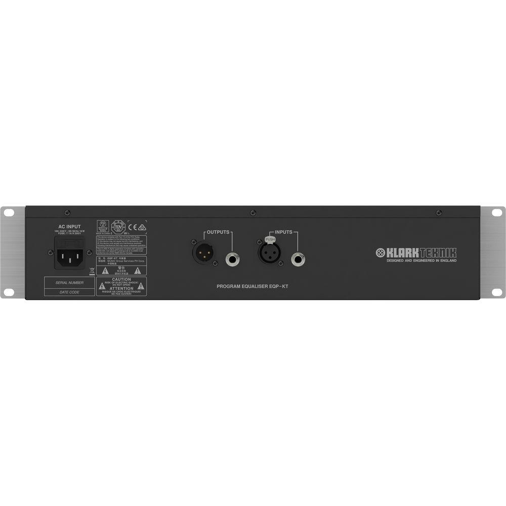 Klark Teknik Single-Channel 2-Band Equalizer with Switchable Frequency Selection, Variable Bandwidth, and Custom-Built MIDAS Transformers