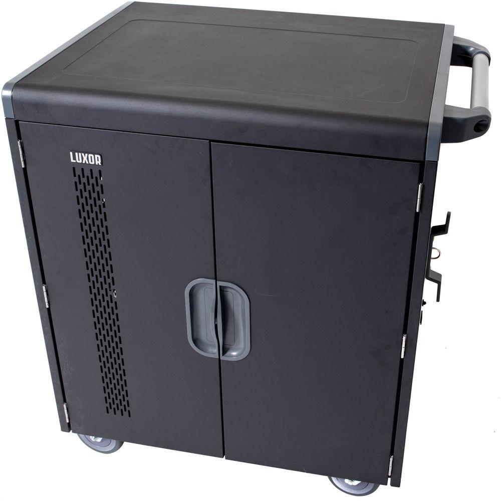 Luxor 32 Laptop Tablet Smart Charging Cart