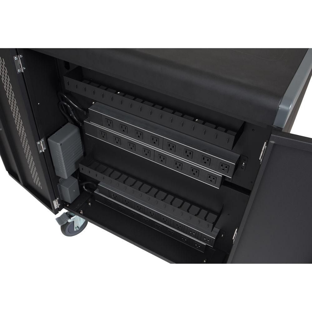 Luxor 32 Laptop Tablet Smart Charging Cart