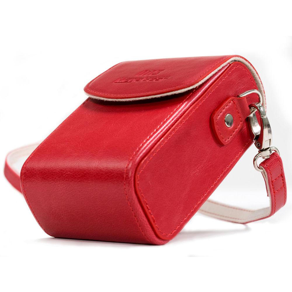 MegaGear Leather Camera Case with Strap for Panasonic Lumix ZS200, TZ200, Leica C-Lux