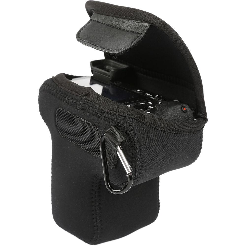 MegaGear MG1009 Ultra Light Neoprene Case with Carabiner for Sony a6500 with 16-70mm